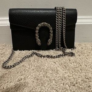 Gucci Dionysus leather super mini bag